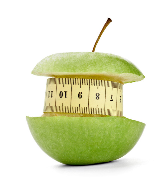 dieta de manzana y cinta alimentos saludables fruta
 - Foto, imagen