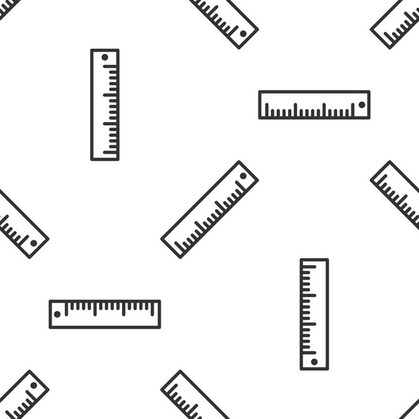 Icône règle grise motif isolé sans couture sur fond blanc. Symbole du rebord droit. Illustration vectorielle
 - Vecteur, image