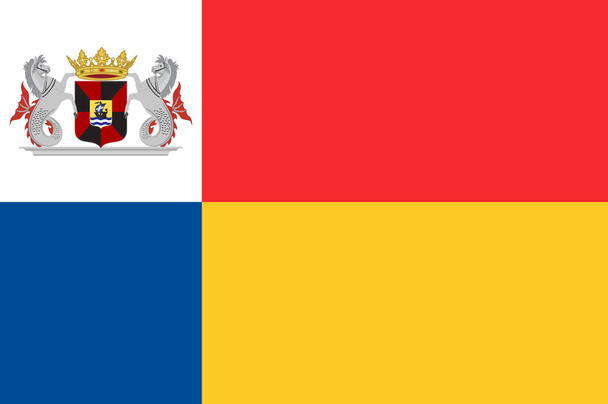 Flaga Almere, Holandia - Wektor, obraz