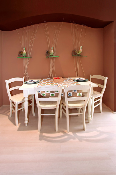 Retro dining room - Фото, изображение