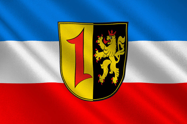 Mannheim zászlaja, Baden-Wuerttemberg, Németország - Fotó, kép