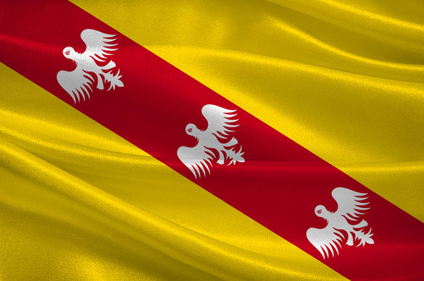 Флаг Лотарингии в Гранд-Эсте - административный регион Франции
  - Фото, изображение