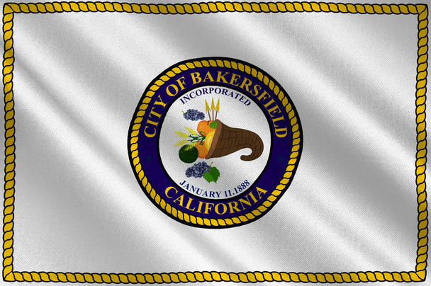 Σημαία του Μπέικερσφιλντ στην κομητεία Κερν, Ηνωμένες Πολιτείες - Φωτογραφία, εικόνα