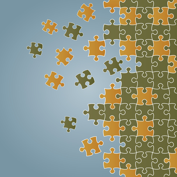 Puzzle pièces conception vectorielle
 - Vecteur, image