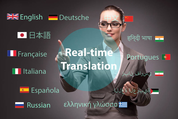 Conceito de tradução on-line de língua estrangeira
 - Foto, Imagem