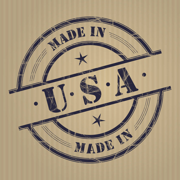 Made in Amerikai Egyesült Államok - Vektor, kép