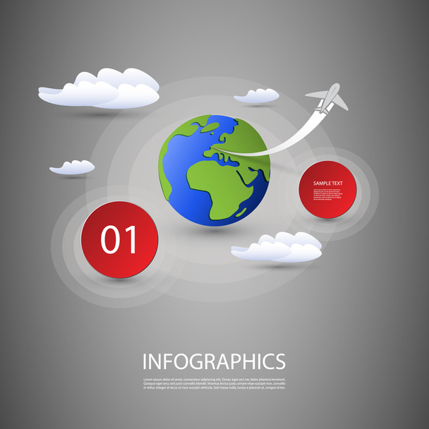 Infographic Design - Vektor, obrázek