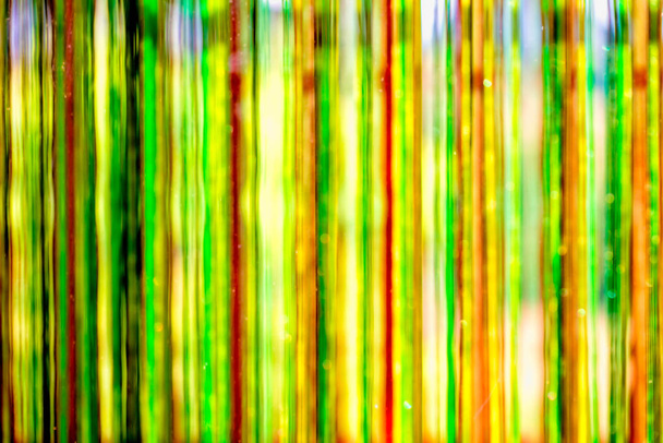 Fond abstrait - cordes verdâtres derrière le verre
 - Photo, image