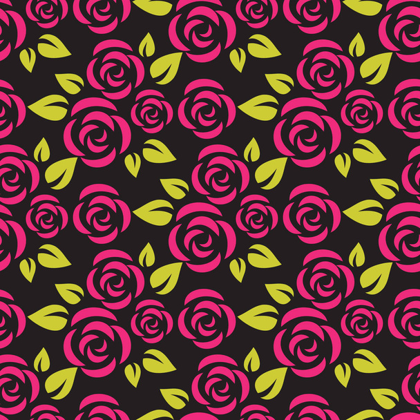 floral seamless-07 - Vector, Image