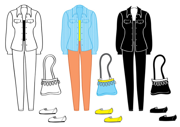 Fashion clothes and accessories for wome - Foto, immagini