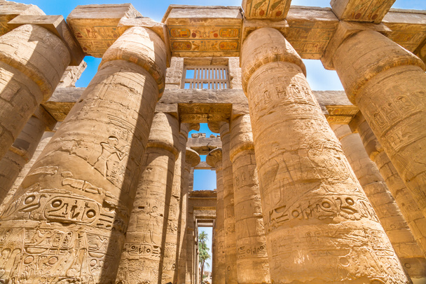 Tempel van karnak (oude Thebe). Luxor, Egypte - Foto, afbeelding