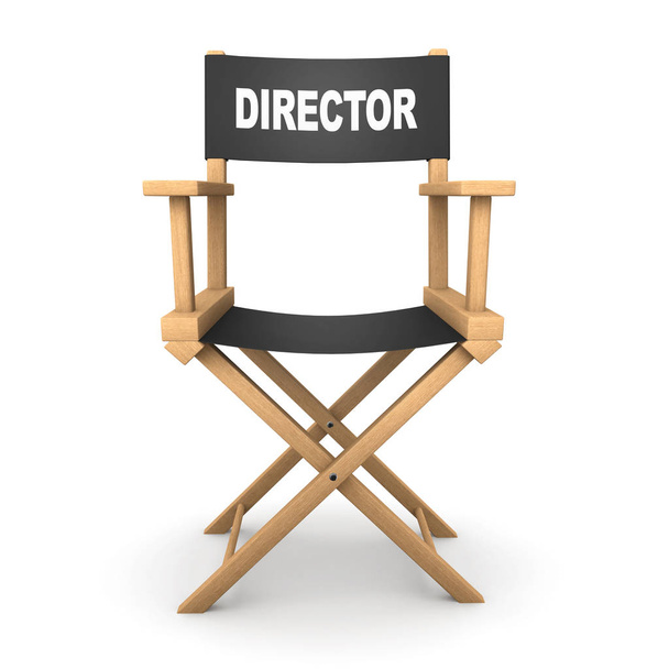 3d Directors chair - Photo, Image