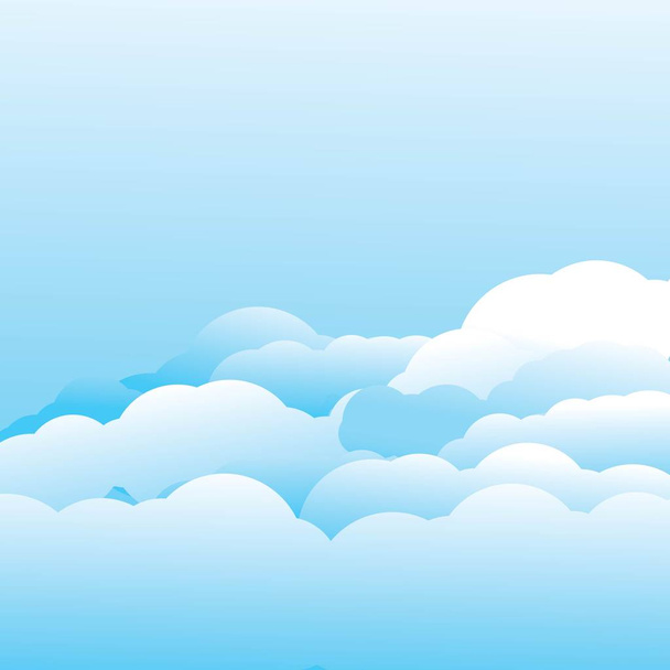 Cloud template vector - Vector, Image