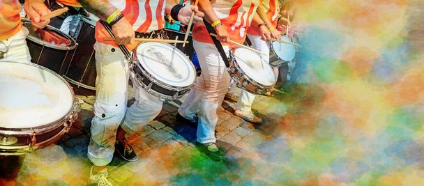 Szenen eines Samba-Festivals - Foto, Bild