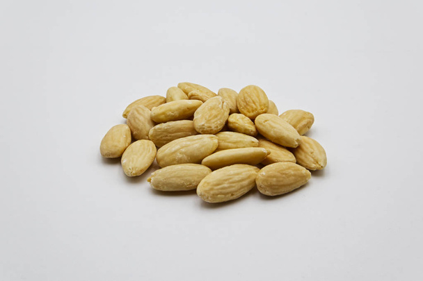 Almonds isolated on white background - Photo, Image