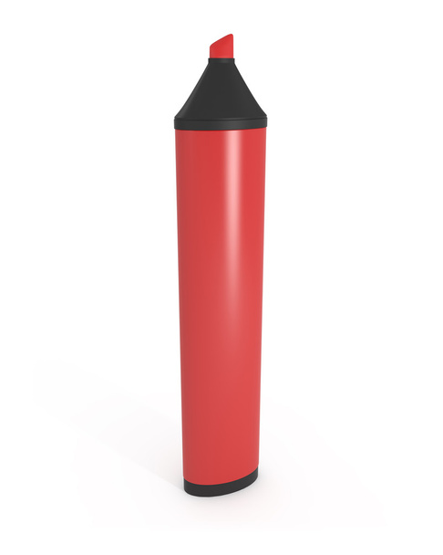 Red Marker isolated on white - Photo, Image