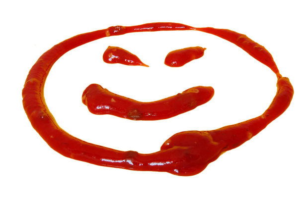 Sonrisa de ketchup
 - Foto, imagen
