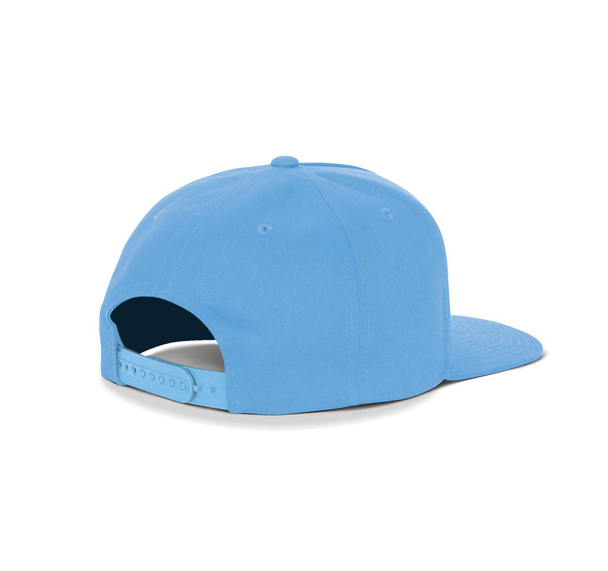 A blank Back View Dancer Cap Mock Up In Little Boy Blue Color up to help your designs beautifully. Promote your hat brand across with this high resolution Mock up. - Photo, Image