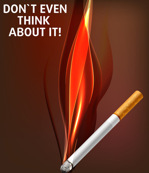 απαγορεύεται το κάπνισμα - Διάνυσμα, εικόνα