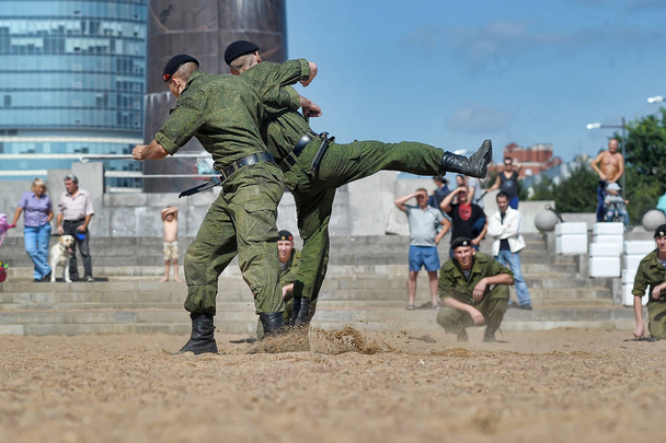 Demonstrative performance of the Marine Corps - Foto, Imagem