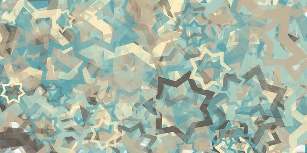 абстрактний породжувальний колір розповсюджених зірок фонова ілюстрація
  - Вектор, зображення