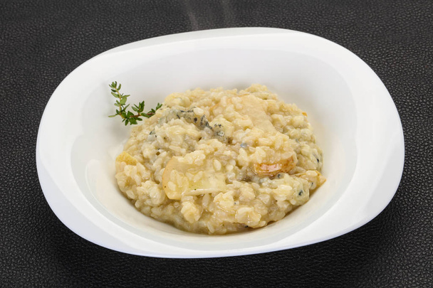 Risotto z gruszką i gorgonzolą - Zdjęcie, obraz