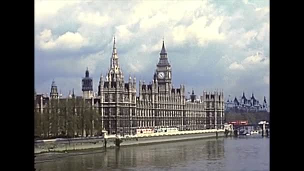 Londra'da Westminster Parlamento Sarayı - Video, Çekim