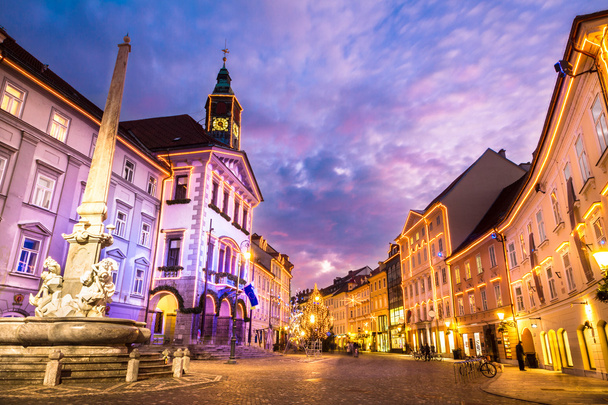 Любляни міський центр, Словенія, Європа. - Фото, зображення