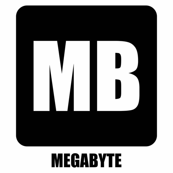 Magabyte icon illustration - Vector, Image