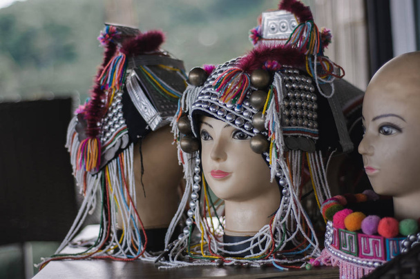 Hill Tribe Hat From Northern Thailand - Photo, Image