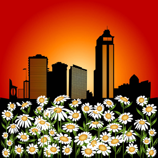 flores urbanas
 - Vetor, Imagem