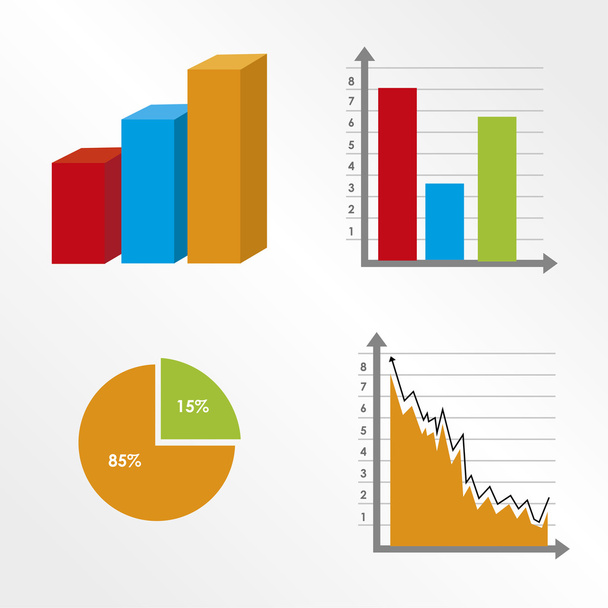 Statistika design - Vektor, obrázek
