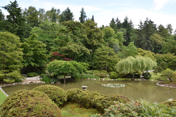Seattle japán Garden at Washington Park arborétum Seattle-ben, Washington - Fotó, kép