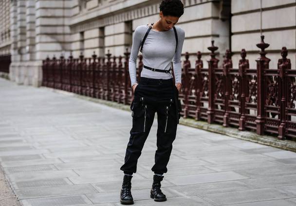Semana de la Moda de Londres Streetsytle 16 febrero 2019
 - Foto, Imagen
