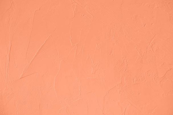 licht oranje gekleurd laag contrast beton getextureerde achtergrond w - Foto, afbeelding