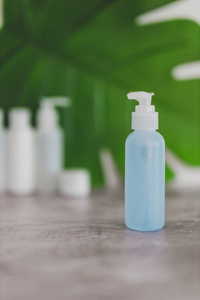 organic lotion isolated from a group of other skincare products  - 写真・画像