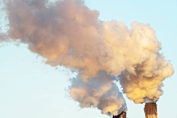 Znečištění kouře z továrny na cukrovinky - Fotografie, Obrázek