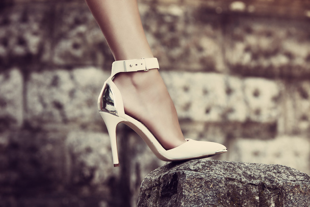 elegante hoge hak schoenen - Foto, afbeelding