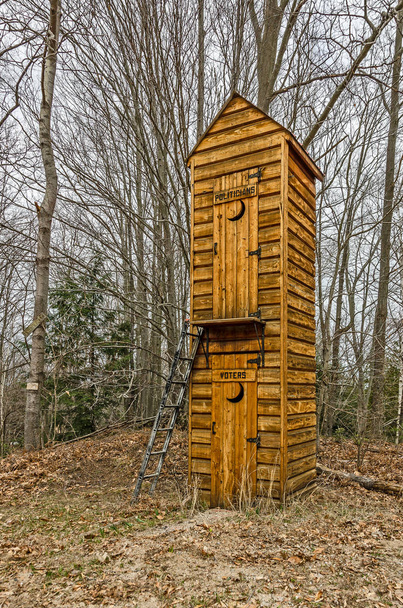 Two-story Outhouse for Voters and Politicians - Photo, Image