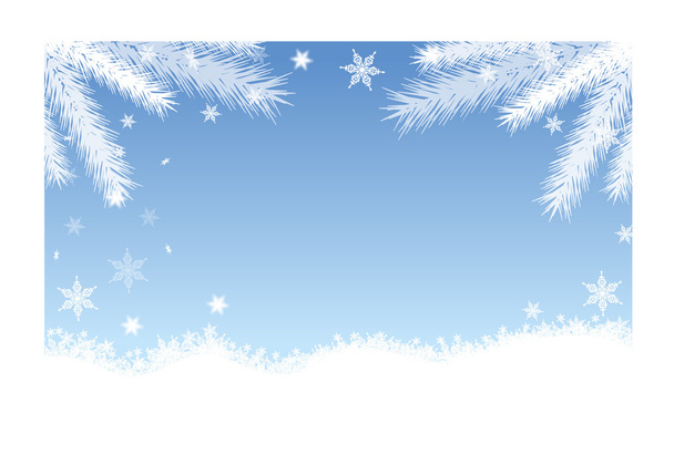 SNOW BACKGROUND - Vector, Image