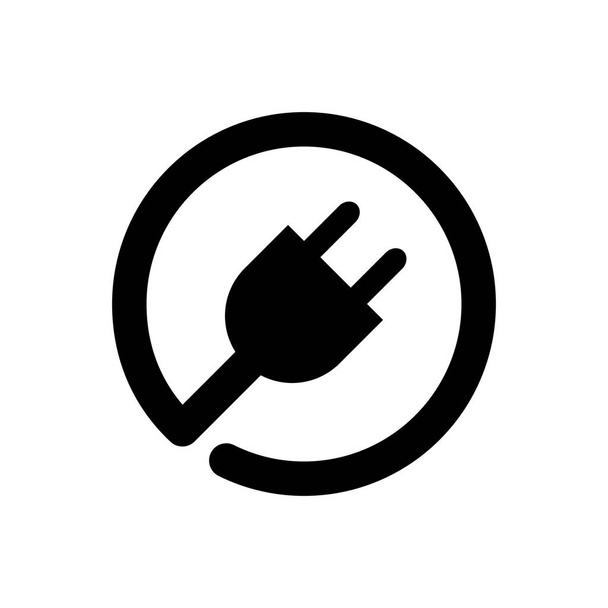 Plug in vector icon for graphic design, logo, website, social media, mobile app, ui - Vecteur, image