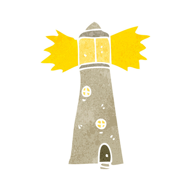 Ретро-мультфільм маяк
 - Вектор, зображення