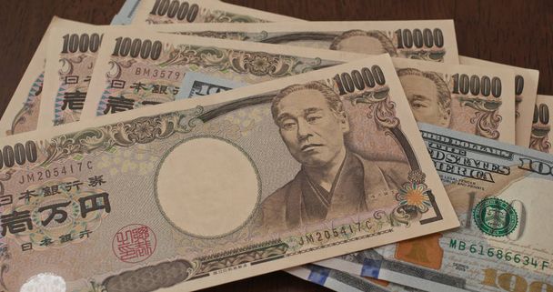 Bankovky a japonské jenů - Fotografie, Obrázek