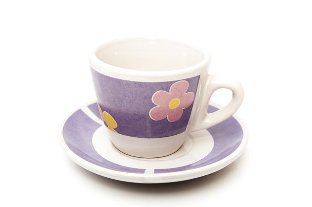 コーヒー カップ色紫 - 写真・画像