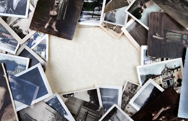 Stack of old photos. - Photo, Image