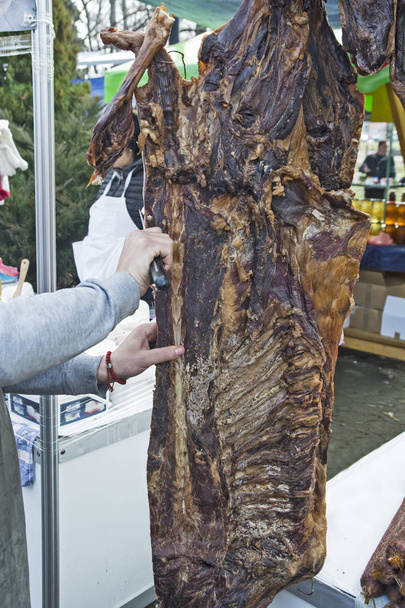 Dried and smoked mutton - Photo, Image