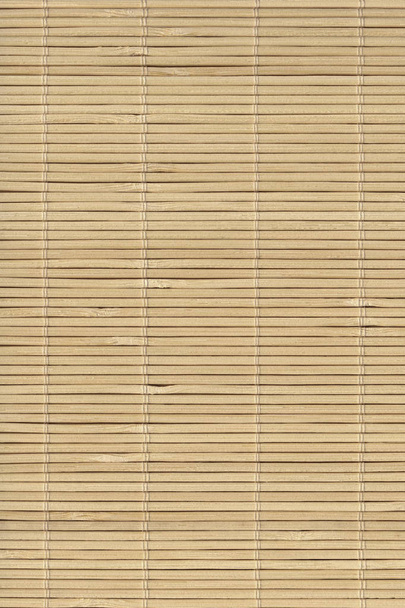 Bambus Platz Matte rustikal Lattenrost verflochten grobe Textur - Foto, Bild