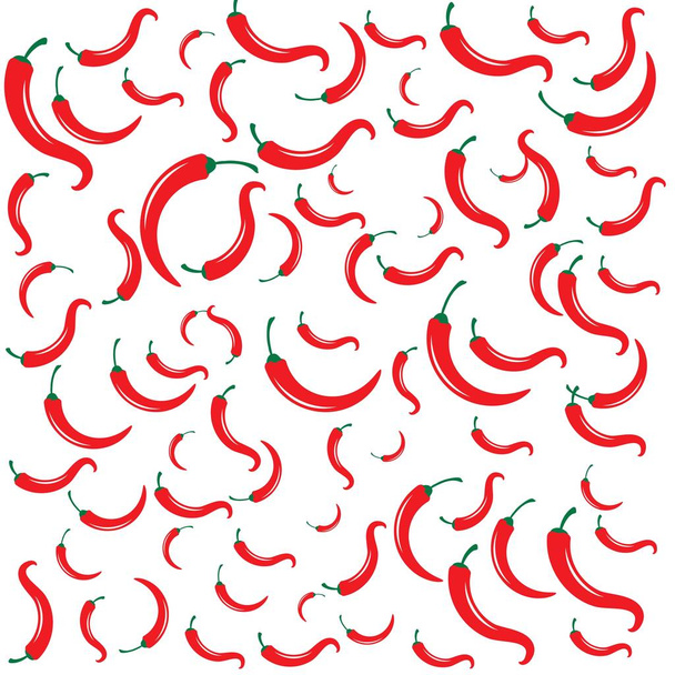 Červený sexy přirozený vektor ikon chili ilustrace - Vektor, obrázek