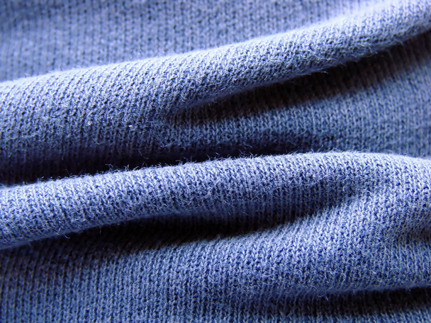 мягкий синий зимний свитер
 - Фото, изображение