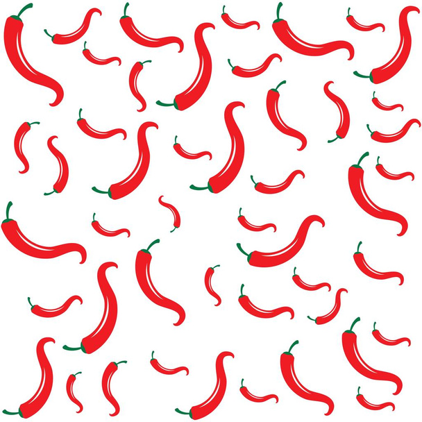 Red hot natural chili icon vector Illustration - Vector, Image